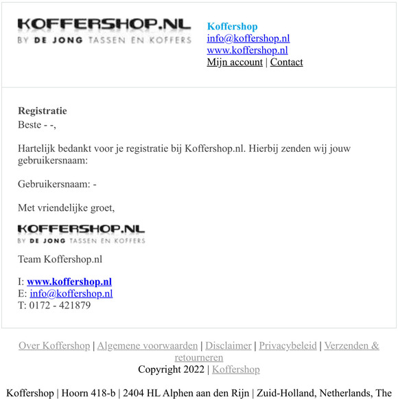Registratie