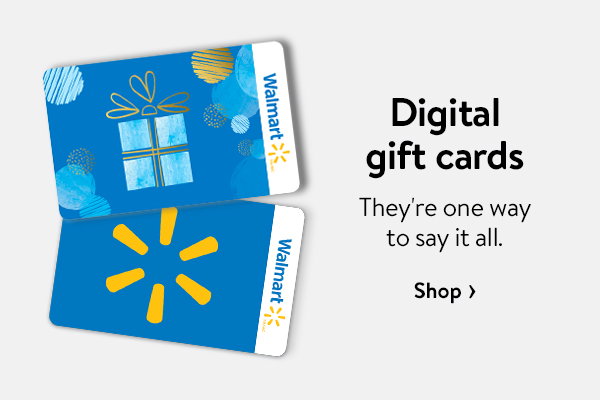 Digital gift cards - They're one way to say it all.