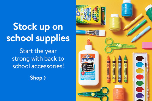 Stock up on school supplies - Start the year strong with back to school accessories!