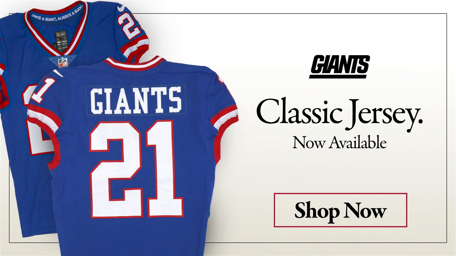 NY Giants Debut New Uniform, Announce Uniform Schedule for 2021