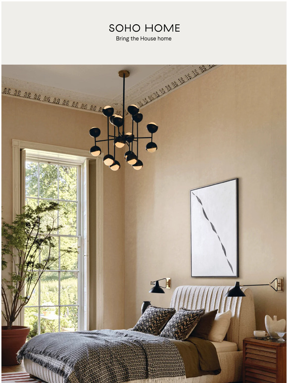 Soho Home Ltd The Vivienne bed, remastered Milled