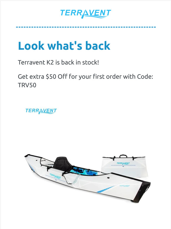 Terravent K2 is back in stock!