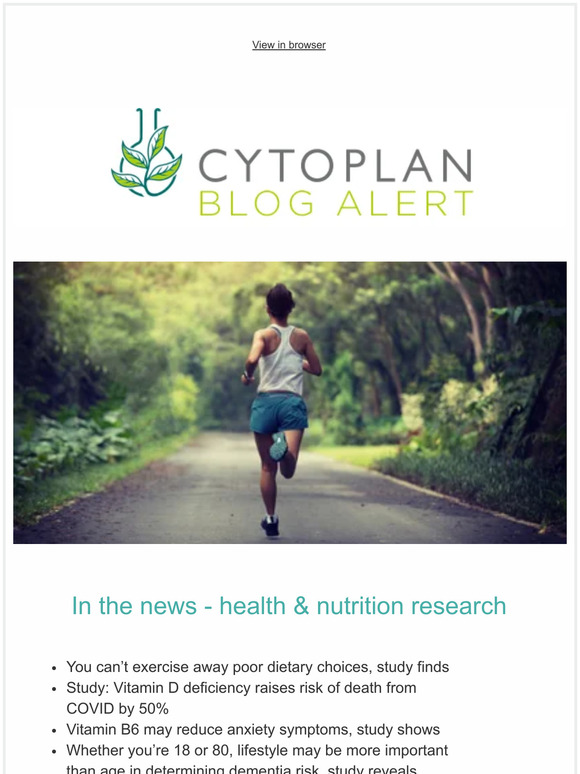 In the news - health & nutrition research