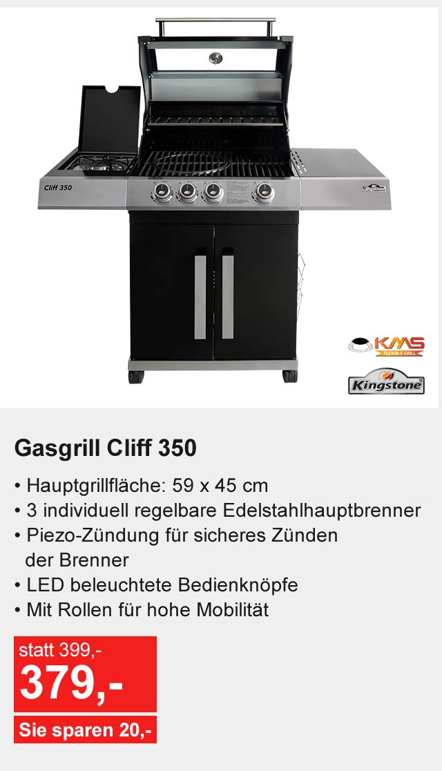 Gasgrill Cliff 350
