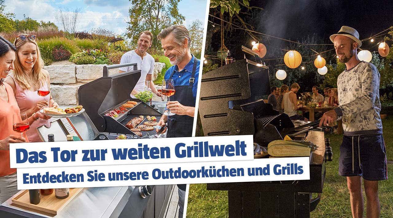 Das Tor zur weiten Grillwelt - Entdecken Sie unsere Outdoorküchen und Grills