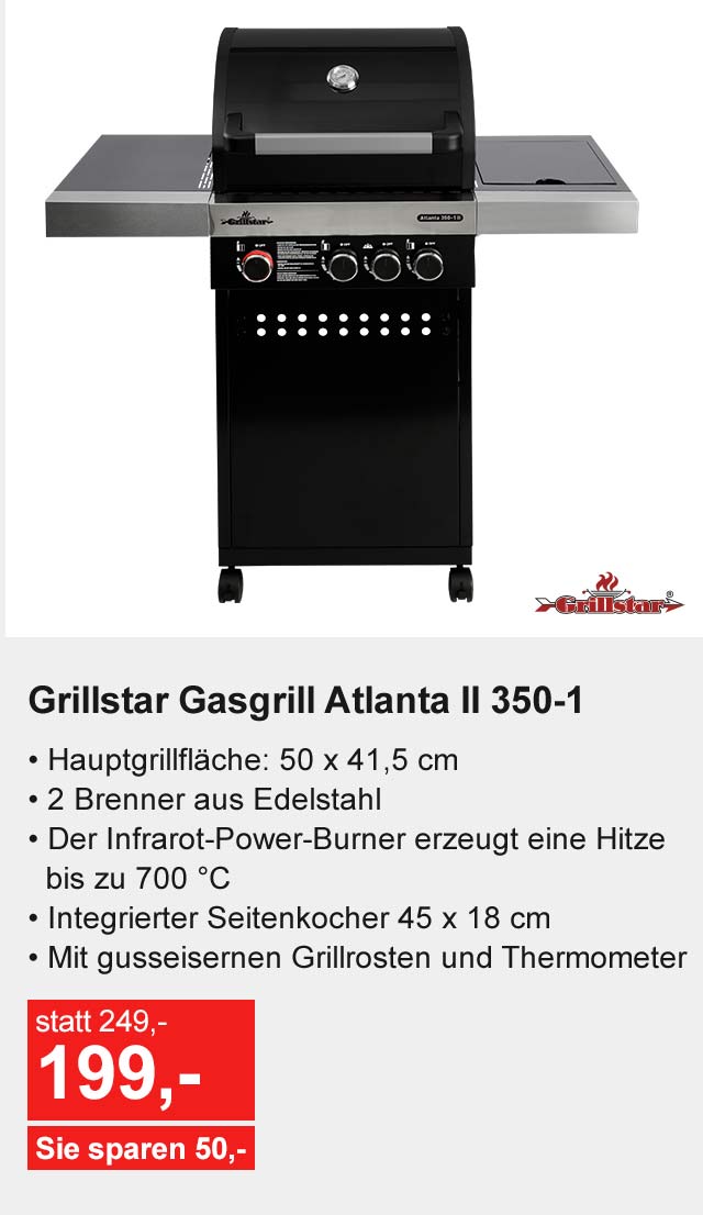 Grillstar Gasgrill Atlanta II 350-1