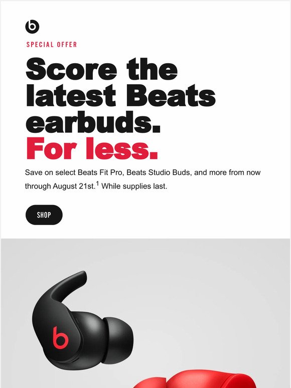 📣 Save on Beats Fit Pro and more