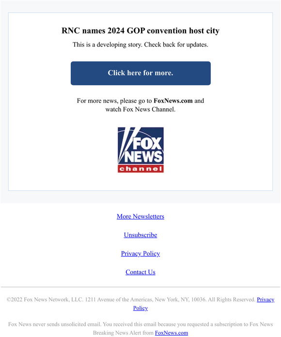 Fox News RNC names 2024 GOP convention host city Milled