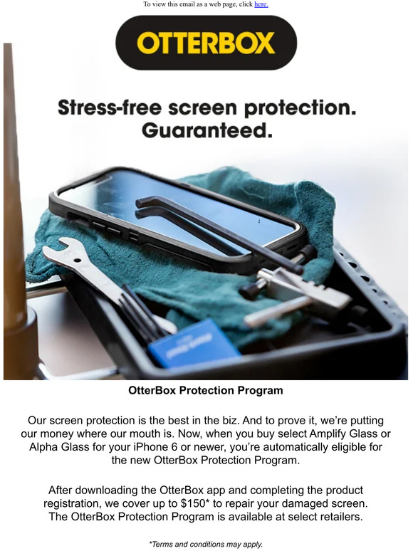 OtterBox First look OtterBox Protection Program Milled