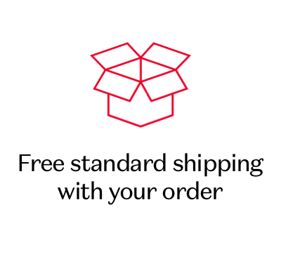 Free standard shipping with your order