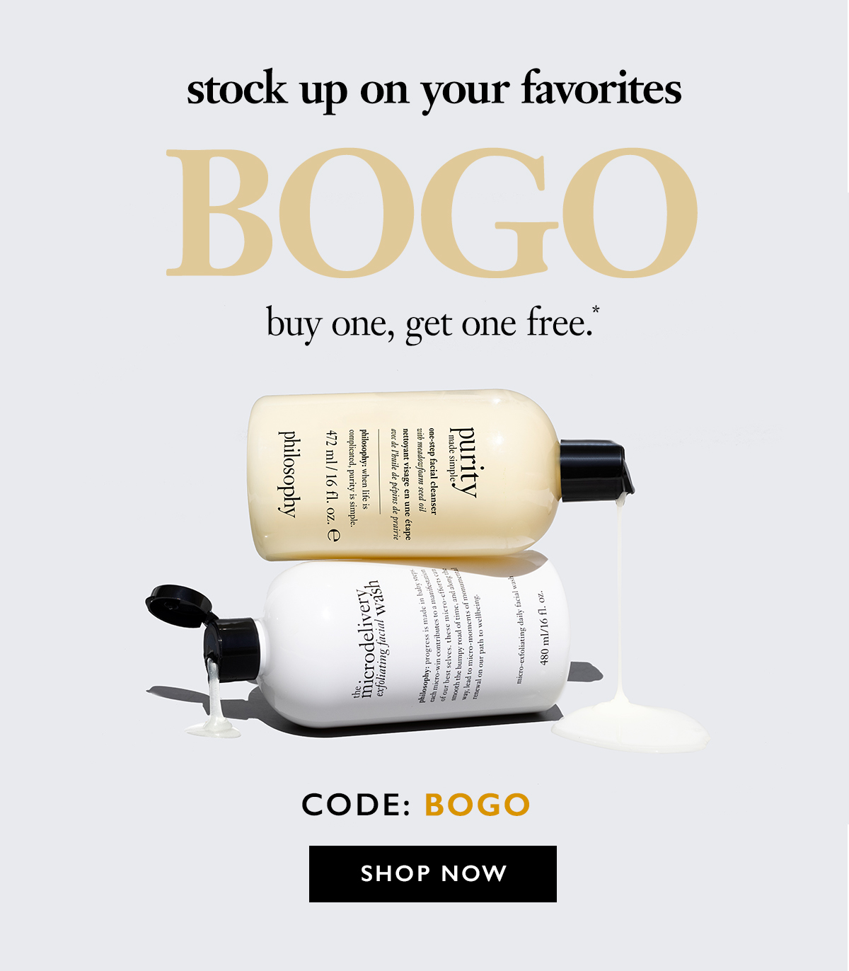 Buy Vanilla, & code BOGO for FREEBIE