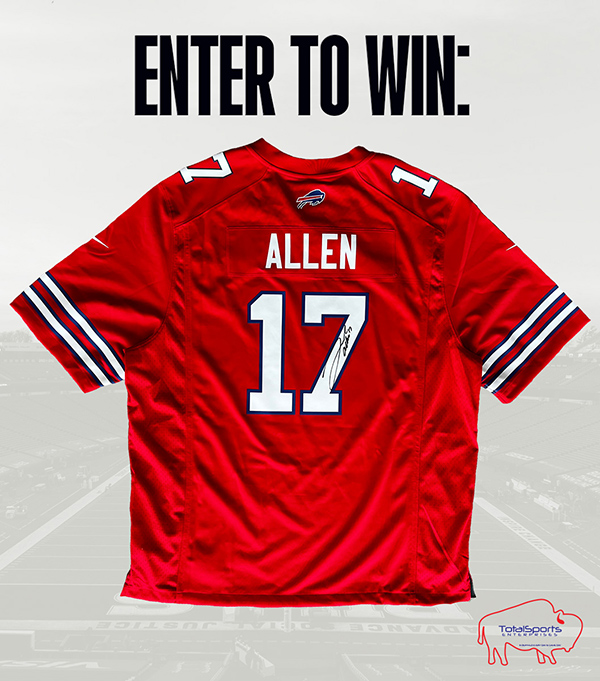 The Buffalo Bills: You could win an autographed Josh Allen jersey