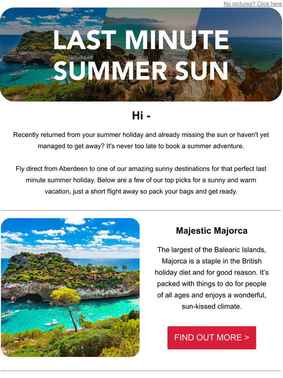 Looking for some last minute summer sun —? ☀️✈️
