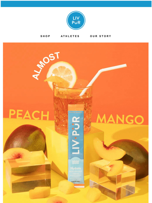 Peach Mango is *almost* sold out 🚨