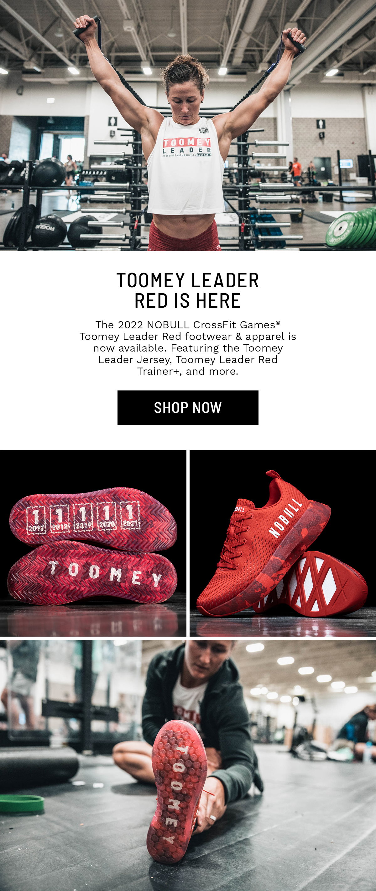 MEN'S MEDEIROS LEADER RED NOBULL IMPACT | Men's Red Training Shoes | NOBULL