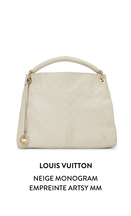 What Goes Around Comes Around Louis Vuitton White Empreinte Artsy