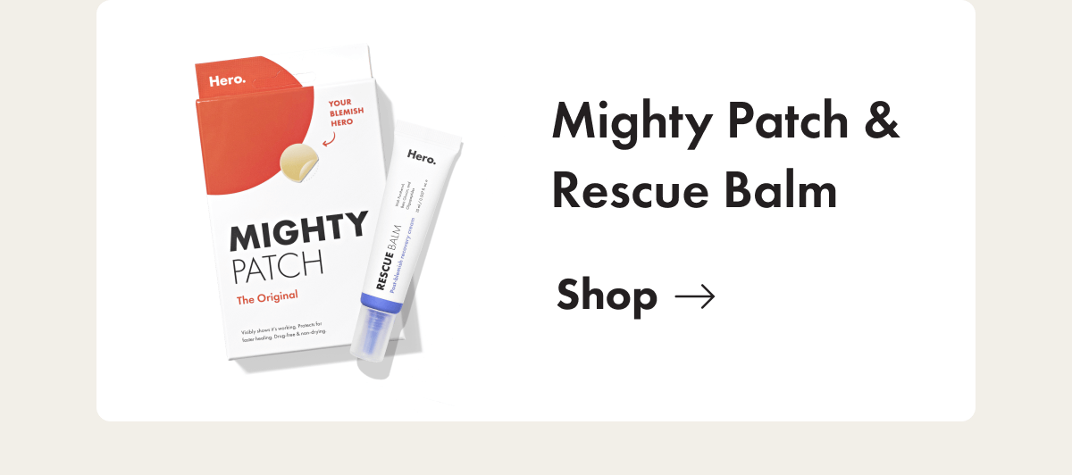 Mighty Patch and Rescue Balm