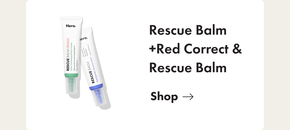 Rescue Balm +Red Correct and Rescue Balm