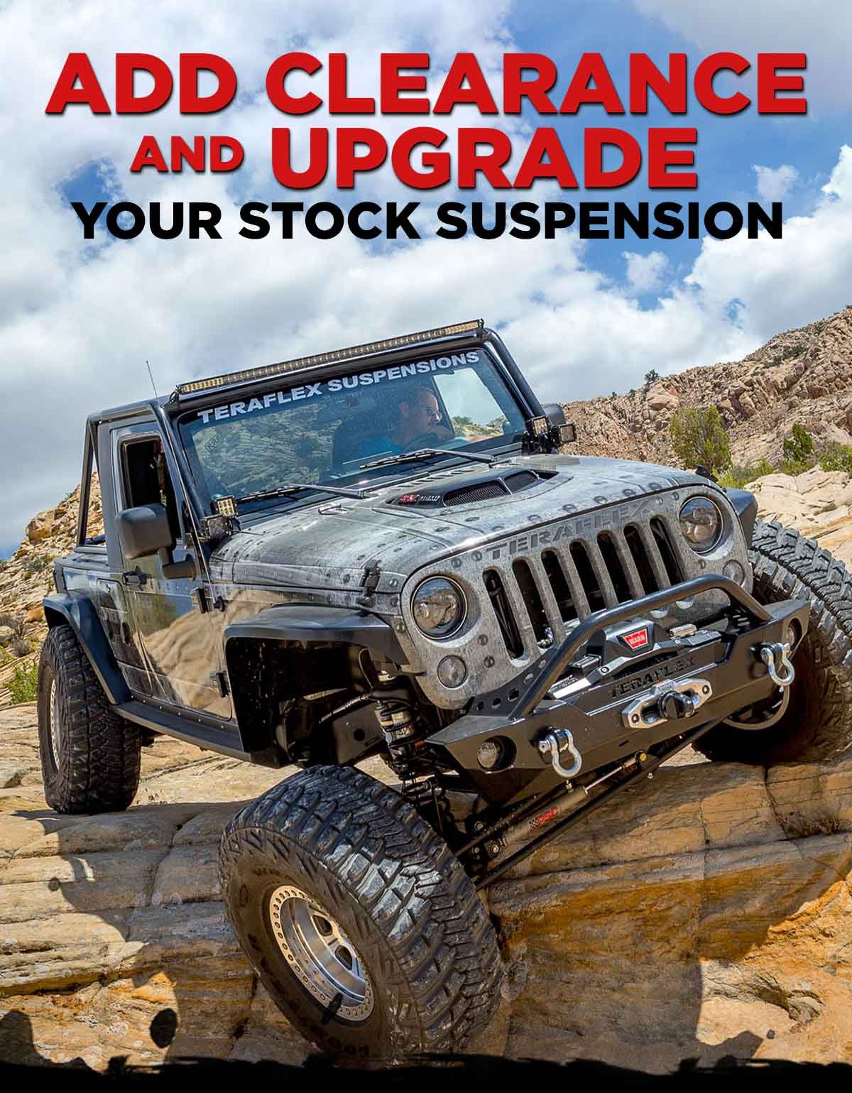 Add Clearance and Upgrade Your Stock Suspension