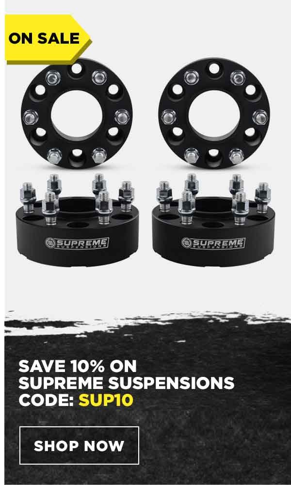 Save 10% on Supreme Suspensions Code: SUP10