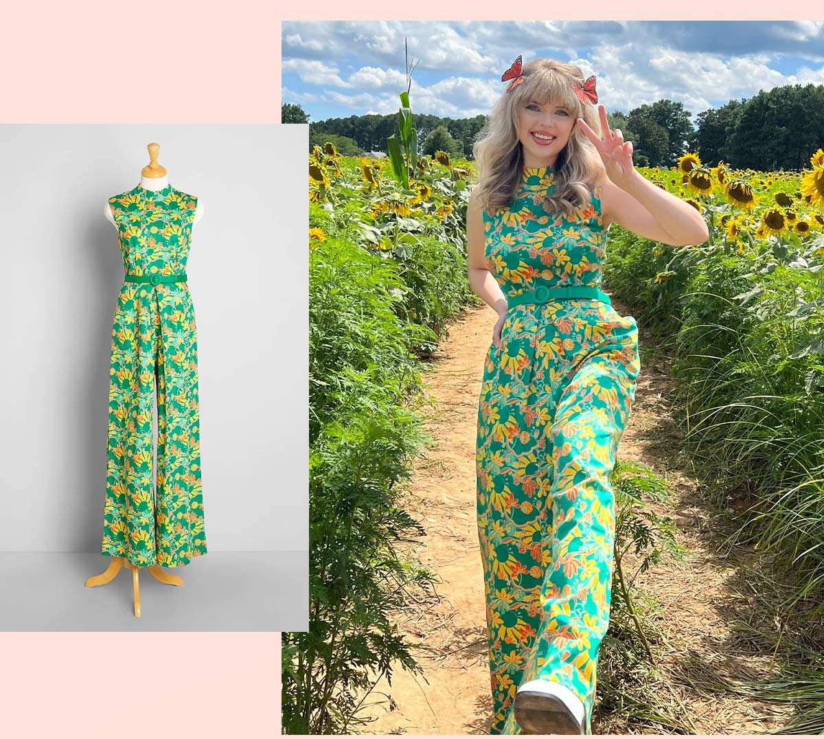Summer In The 70's Wide-Leg Jumpsuit
