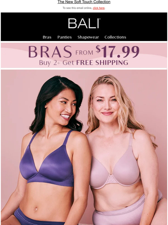 Bali Bras The Softest Bras We've Ever Made Milled