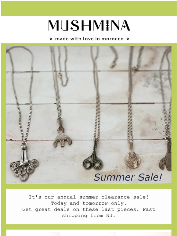Summer Clearance Sale