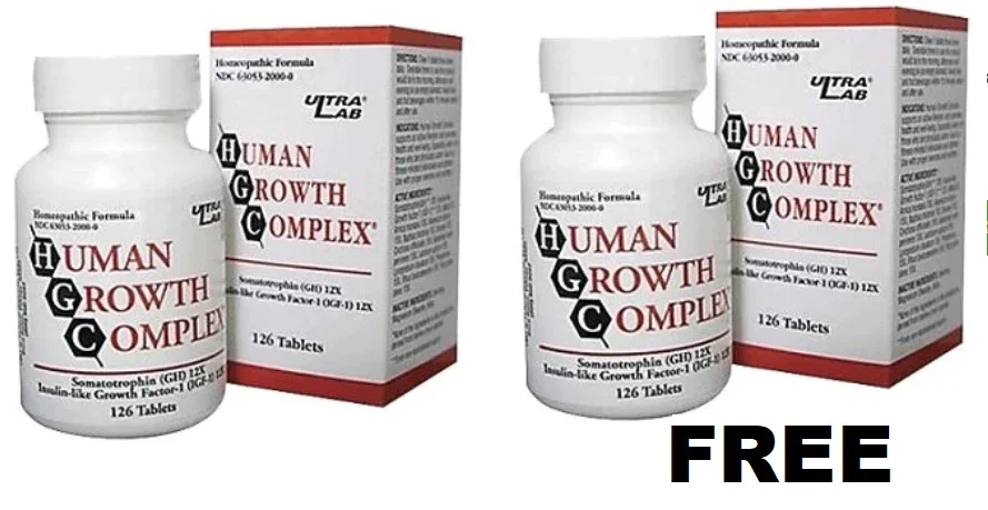 Image of Human Growth Complex BOGO Homeopathic GH & IGF-1