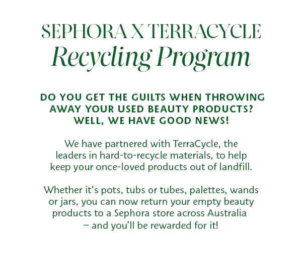 Cosmetic recycling: Sephora and Pact team up to takeback empties