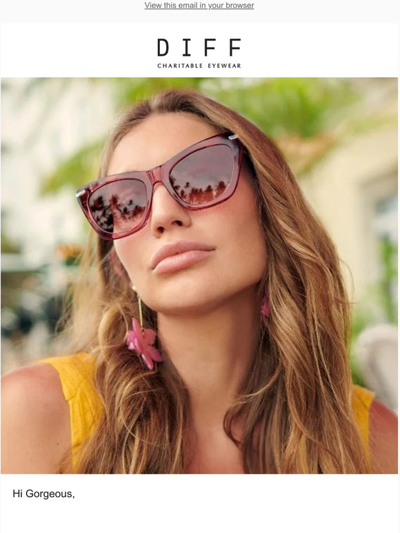 DIFF Eyewear Dress Code Macarena Pink! 💖 Milled