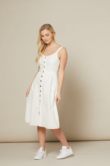 Remmy White Broderie Anglaise Sun Dress