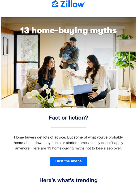 zillow 13 homebuying myths, busted Milled