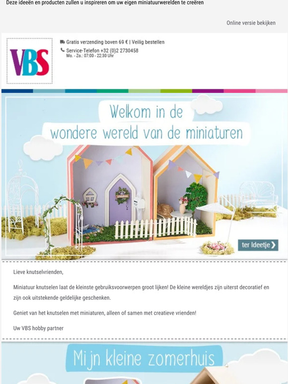 Een grootse entree voor kleine miniatuurwerelden
