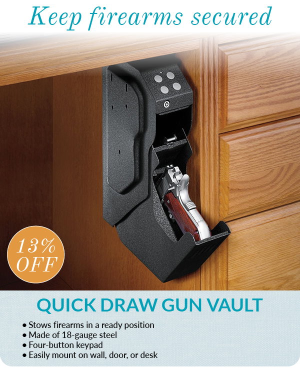 Sporty's Preferred Living Quick Draw Gun Vault Milled