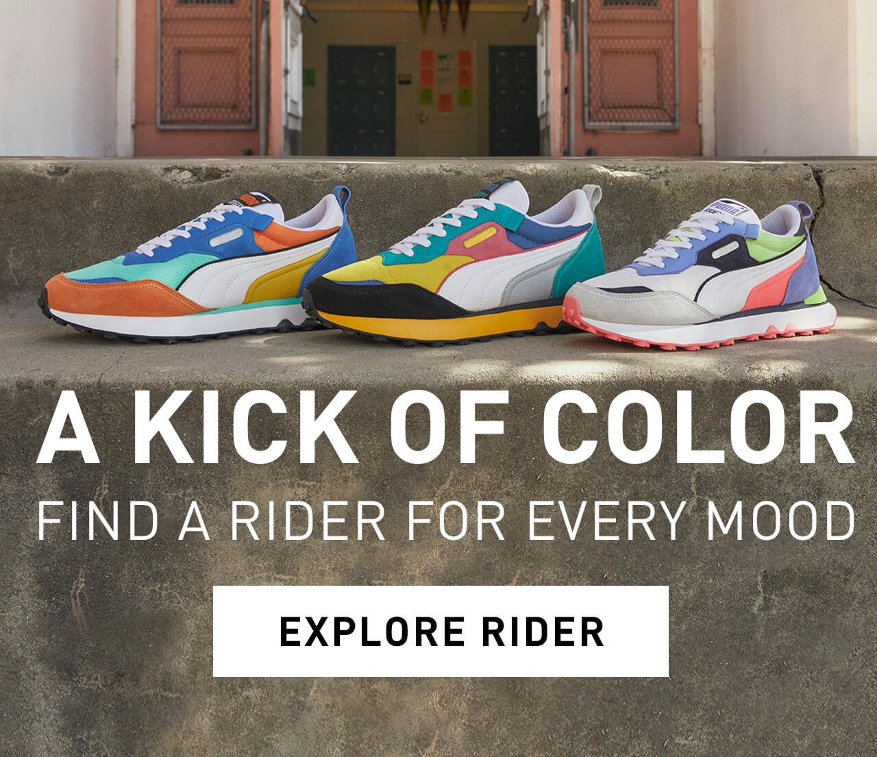 A KICK OF COLOR | FIND A RIDER FOR EVERY MOOD | EXPLORE RIDER