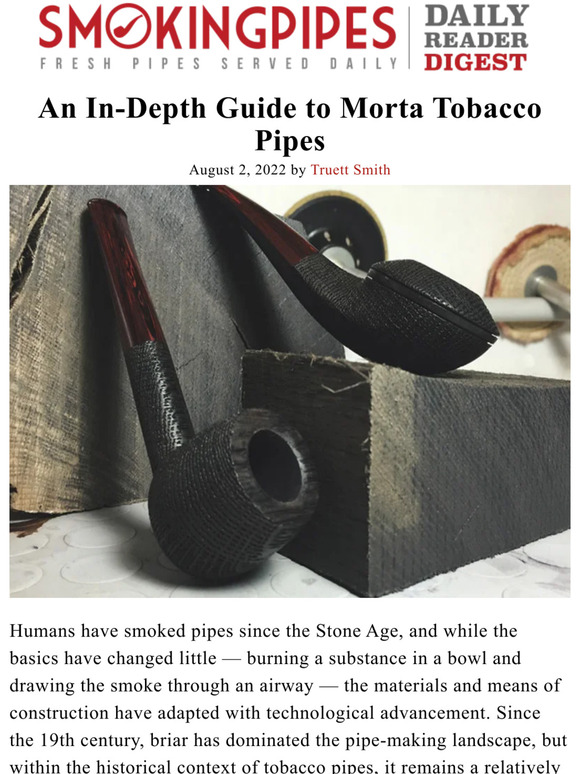 An InDepth Guide to Morta Tobacco Pipes Daily