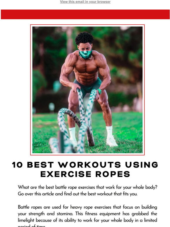 10 Best Battle Rope Exercises For A Full Body Workout