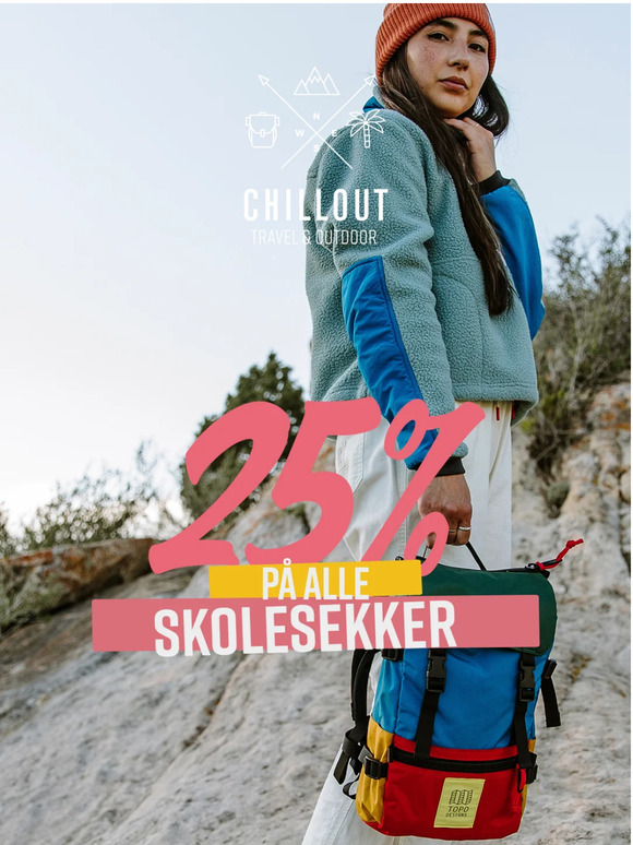Back to school ✨ 25% rabatt på utvalgte skolesekker