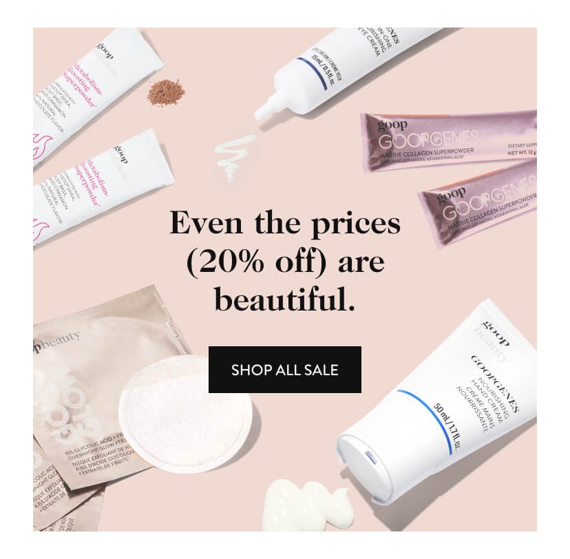 Even the prices (20% off) are beautiful - shop all sale