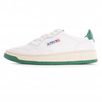 Action Shoes Low Leather - White/Green