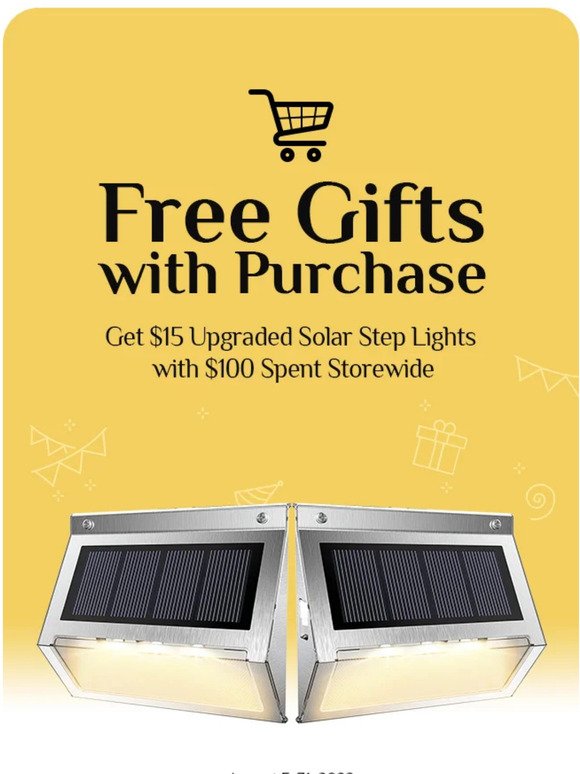 Free Gifts with Purchase!
