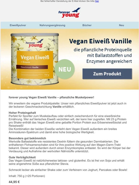 Eiweiß Vanille Vegan & gesund und lecker Naschen!