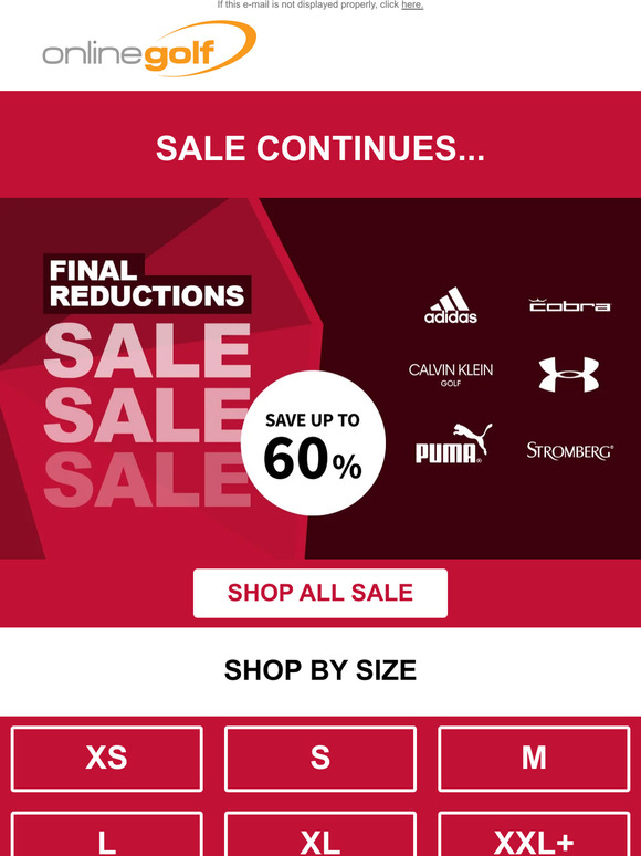 SALE CONTINUES- Don't miss out!