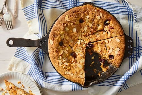 Cherry Bakewell Skillet Cookie From Crystelle Pereira 