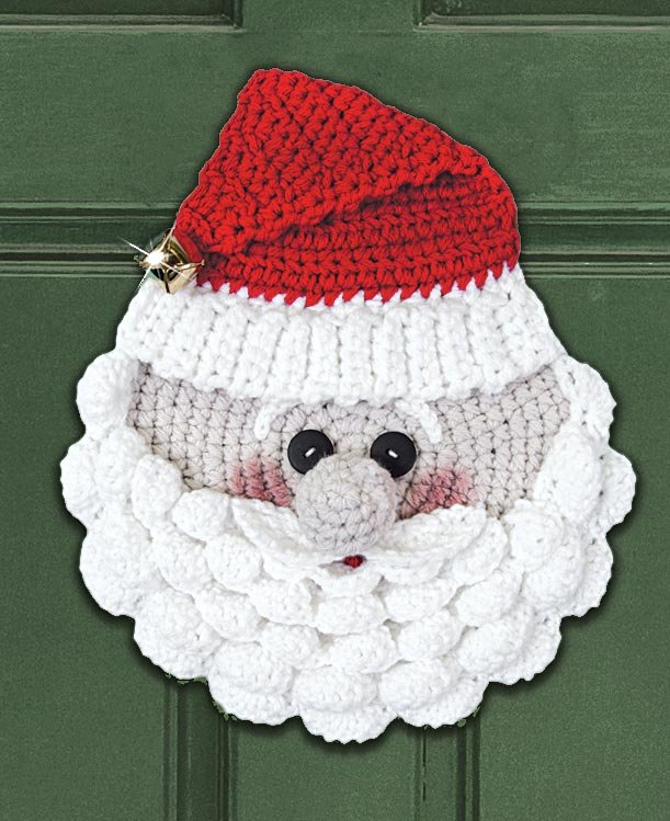 Crocheted Santa Door Hanging