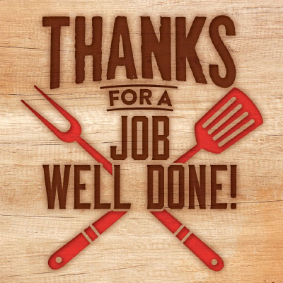 Thanks For A Job Well Done