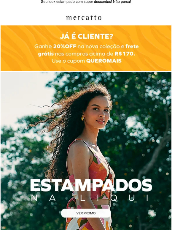 Estampados da liqui até 70%off!