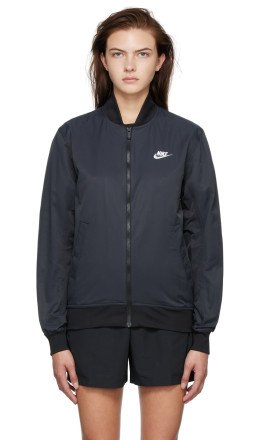 Nike - Black Sportswear Essentials Bomber Jacket