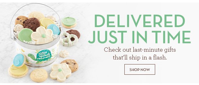 Delivered Just In Time - Check out last-minute gifts that'll ship in a flash.