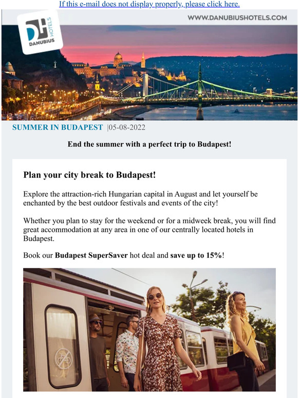 Budapest awaits you! Book your city break! 